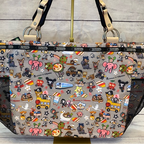 **RARE, HARD TO FIND**NWT VINTAGE  TOKIDOKI X LESPORTSAC Avventura Trasporto - Picture 4 of 8